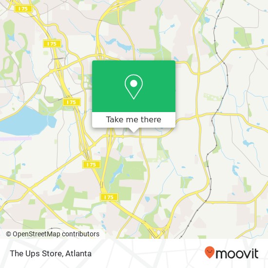 Mapa de The Ups Store