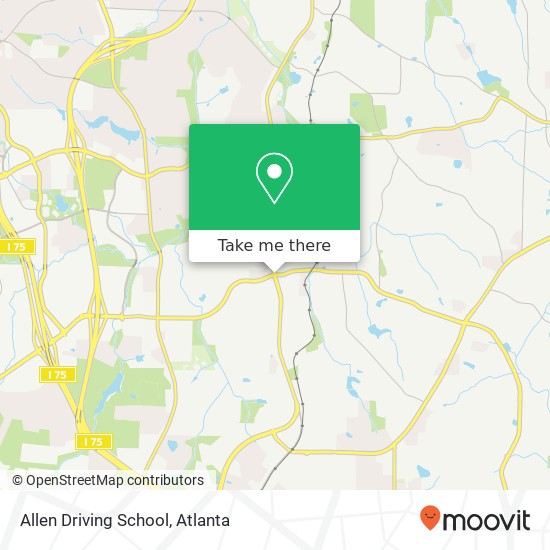 Allen Driving School map
