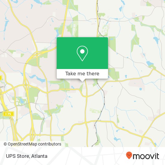 UPS Store map