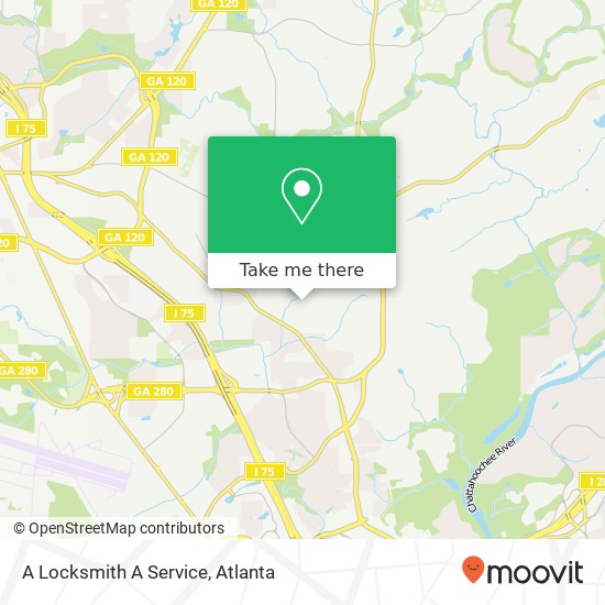 A Locksmith A Service map