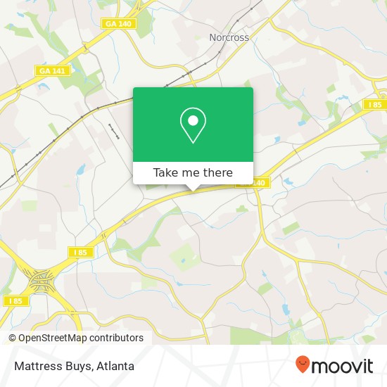 Mapa de Mattress Buys