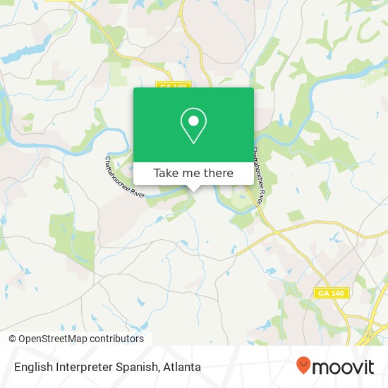 Mapa de English Interpreter Spanish