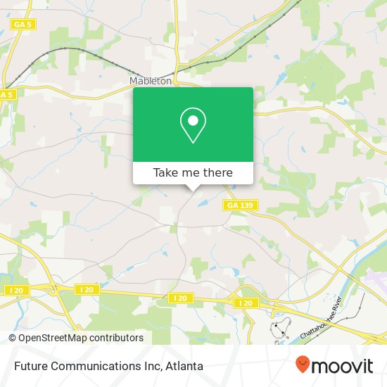 Future Communications Inc map