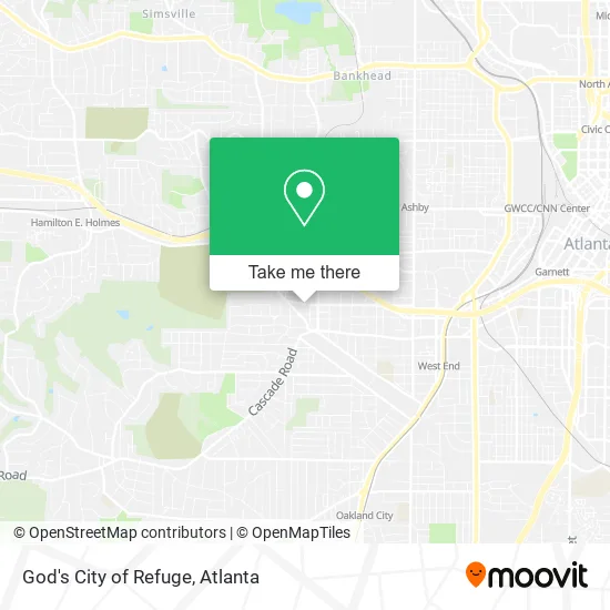 Mapa de God's City of Refuge