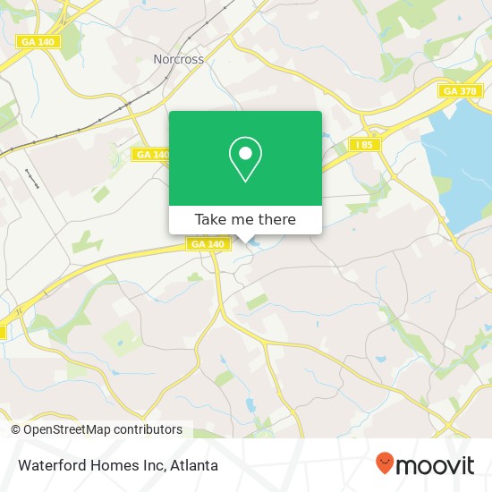 Waterford Homes Inc map