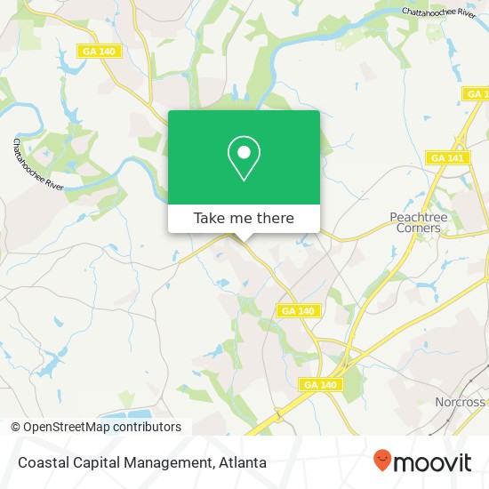 Coastal Capital Management map