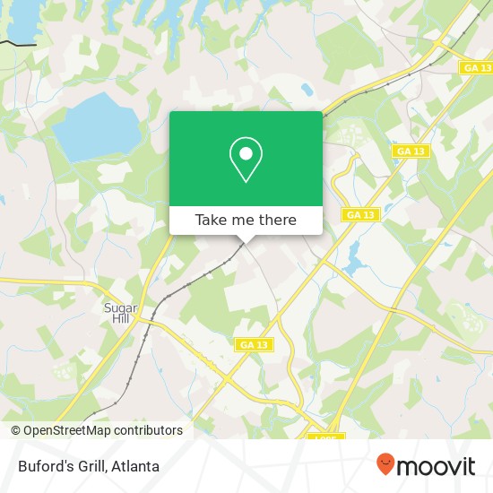 Buford's Grill map