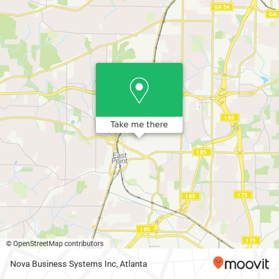 Nova Business Systems Inc map