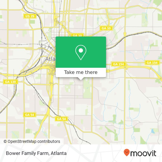 Mapa de Bower Family Farm