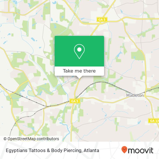 Egyptians Tattoos & Body Piercing map
