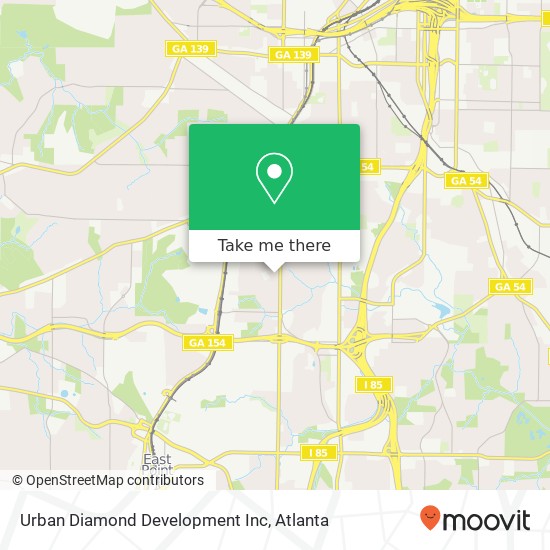 Urban Diamond Development Inc map