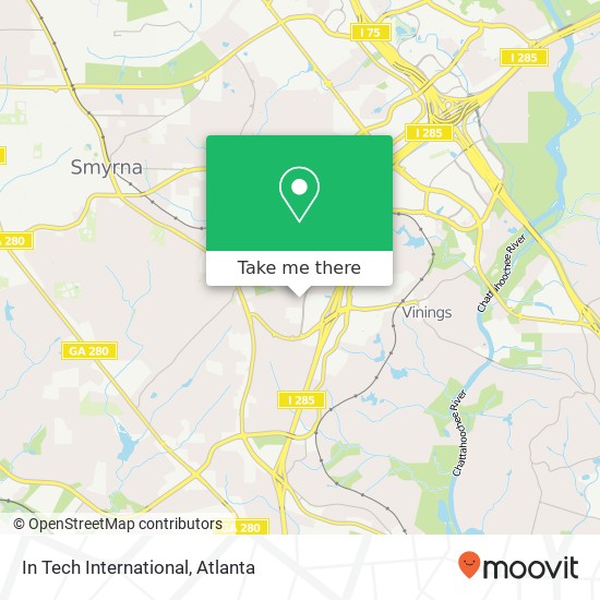 In Tech International map