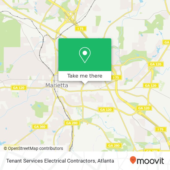 Tenant Services Electrical Contractors map