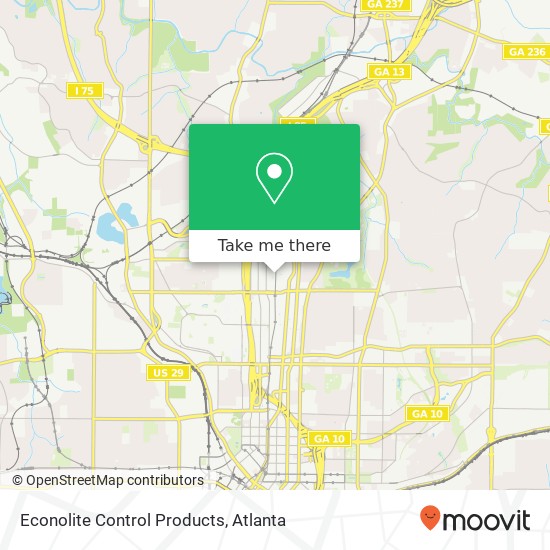 Econolite Control Products map