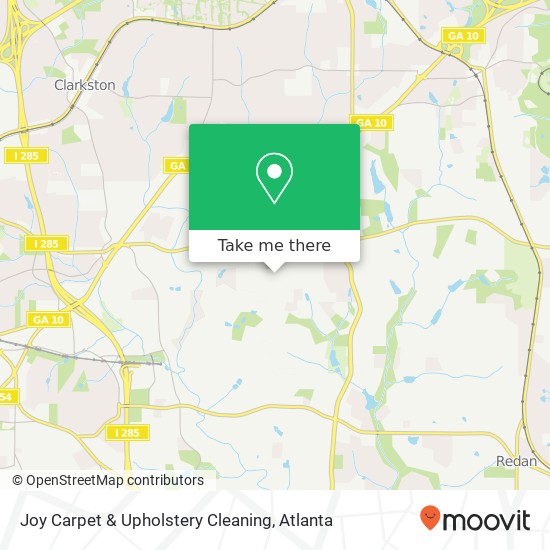 Joy Carpet & Upholstery Cleaning map