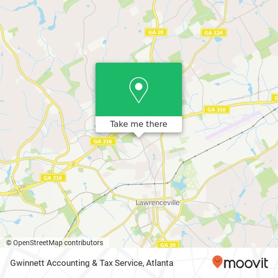 Gwinnett Accounting & Tax Service map