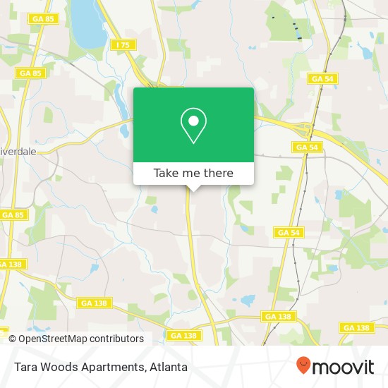 Mapa de Tara Woods Apartments