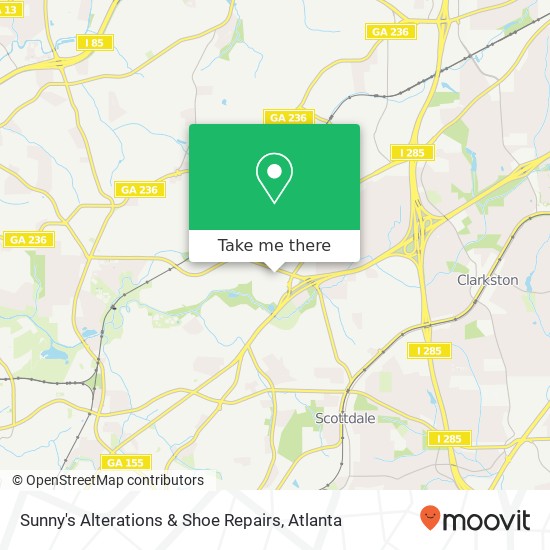 Sunny's Alterations & Shoe Repairs map