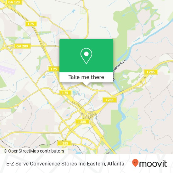 E-Z Serve Convenience Stores Inc Eastern map