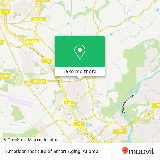 Mapa de American Institute of Smart Aging