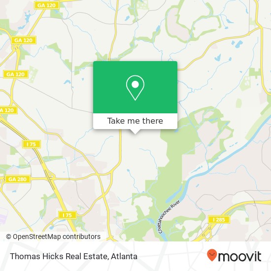 Mapa de Thomas Hicks Real Estate