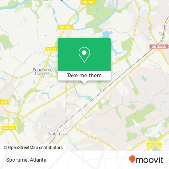 Sportime map