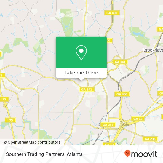 Southern Trading Partners map