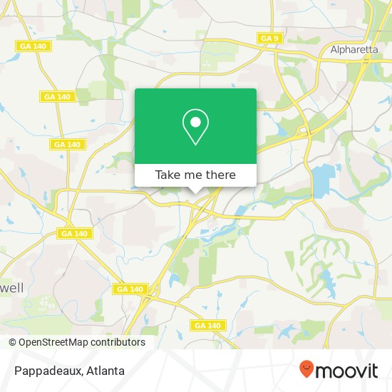 Pappadeaux map