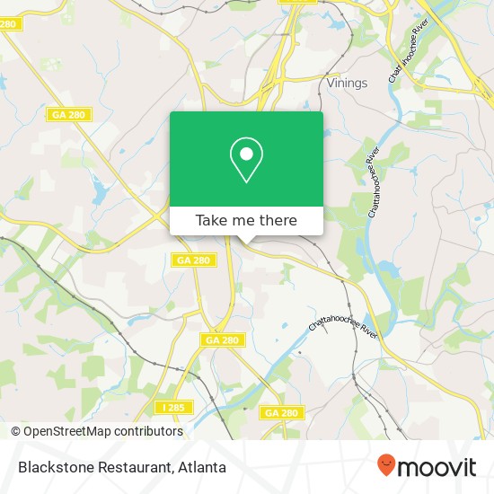 Blackstone Restaurant map