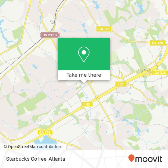 Starbucks Coffee map