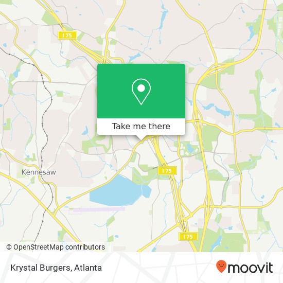 Krystal Burgers map