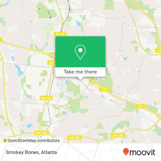 Smokey Bones map