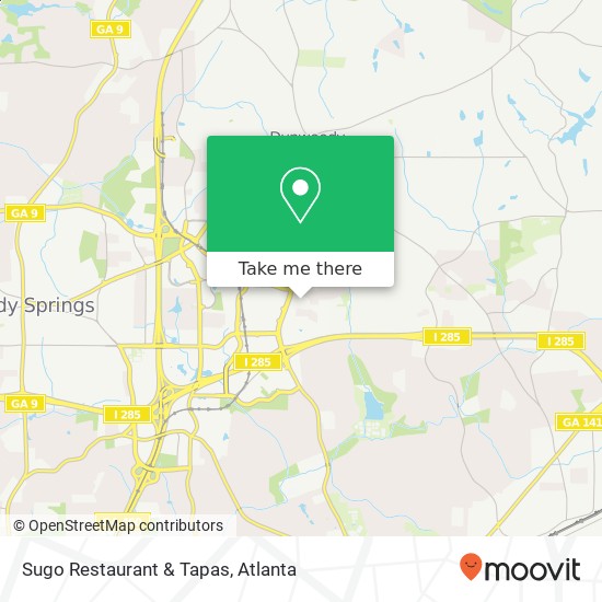 Mapa de Sugo Restaurant & Tapas