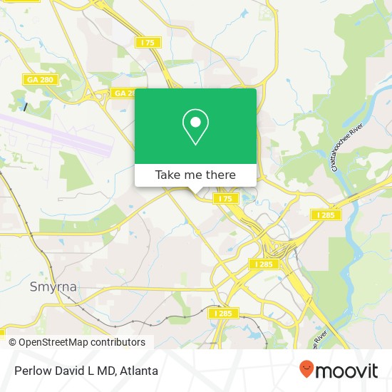 Perlow David L MD map