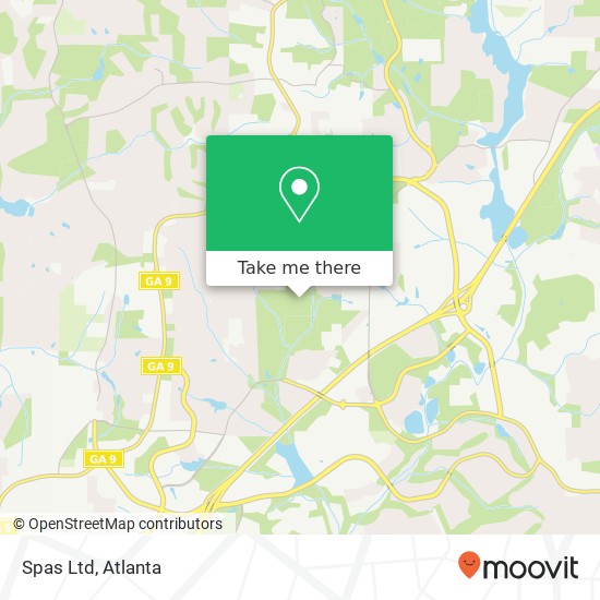 Spas Ltd map