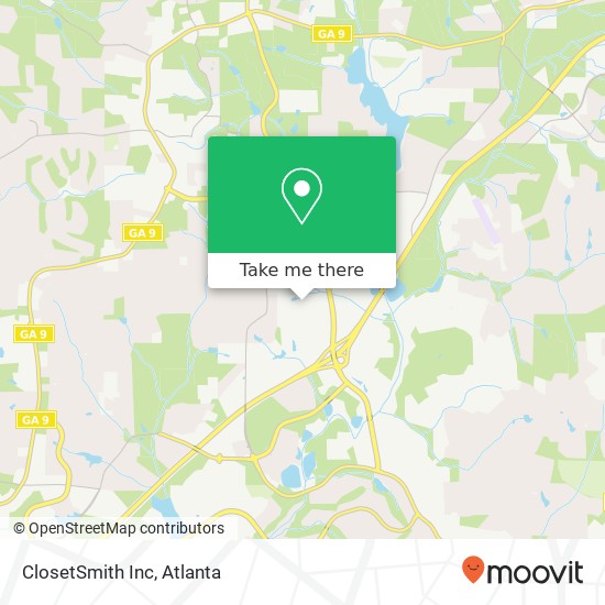 Mapa de ClosetSmith Inc