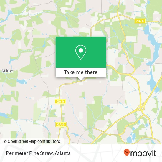 Perimeter Pine Straw map