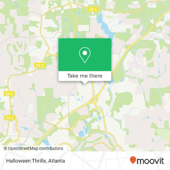Halloween Thrills map