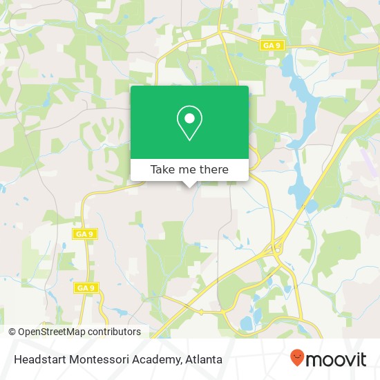 Headstart Montessori Academy map