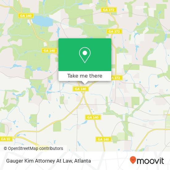 Gauger Kim Attorney At Law map