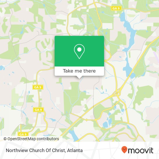 Northview Church Of Christ map