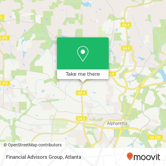 Financial Advisors Group map