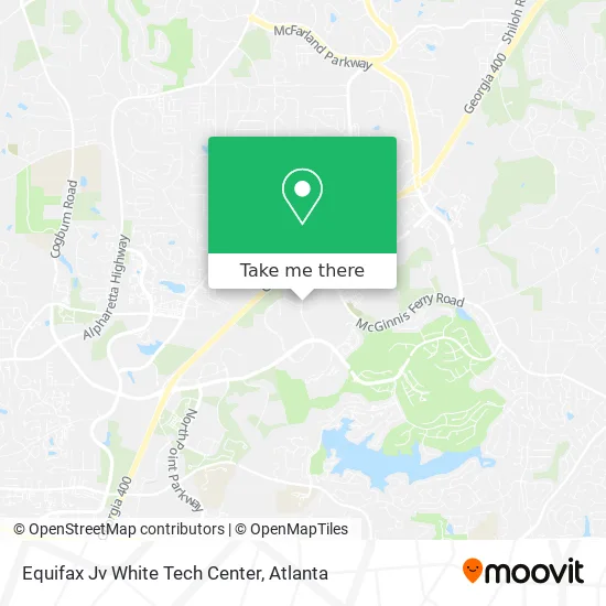 Equifax Jv White Tech Center map
