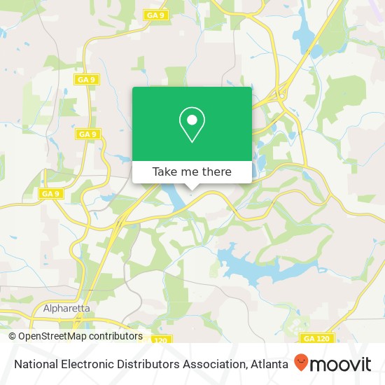 National Electronic Distributors Association map