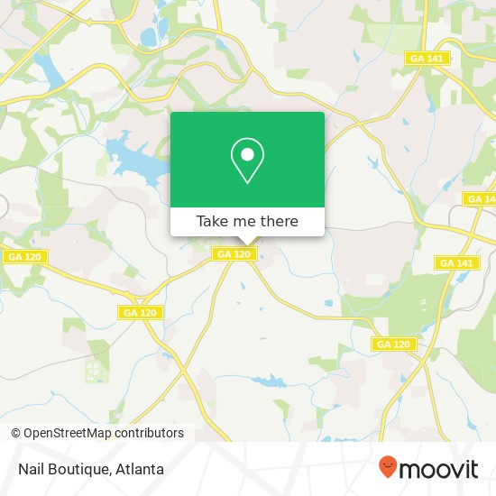 Nail Boutique map