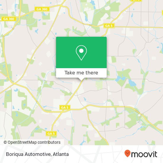 Boriqua Automotive map