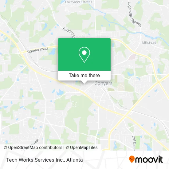 Tech Works Services Inc. map
