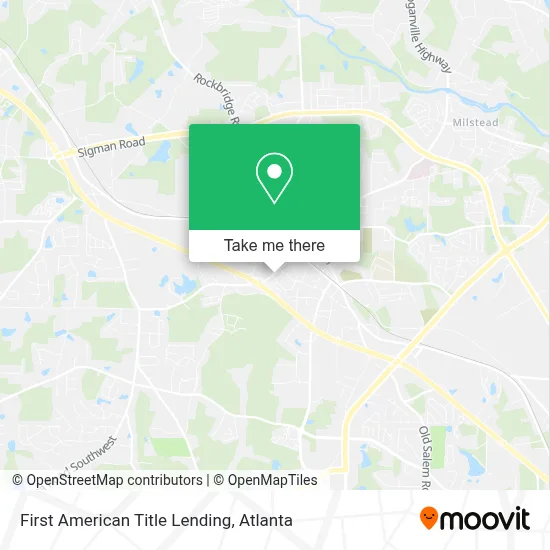 First American Title Lending map