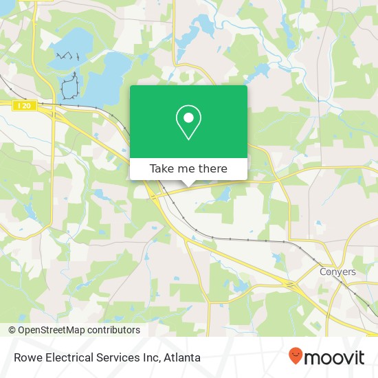 Mapa de Rowe Electrical Services Inc