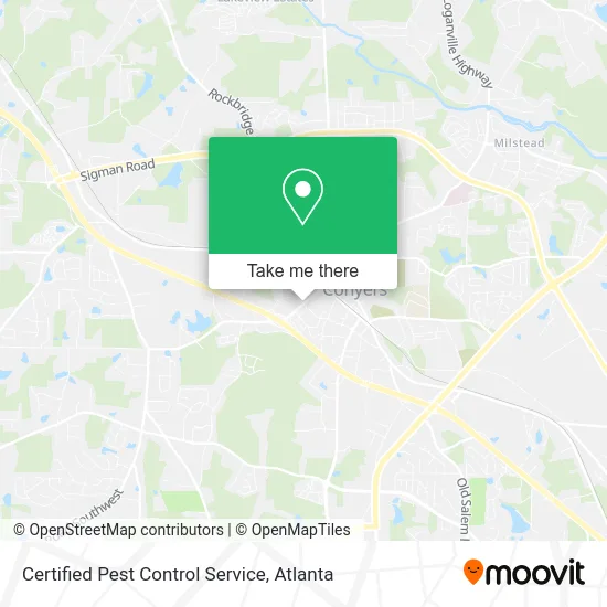 Certified Pest Control Service map